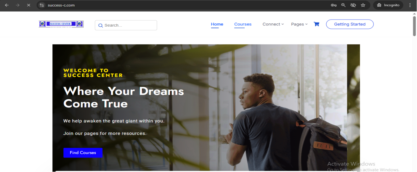 JOIN THE SUCCESS CENTER IN 1-2 MINUTES – FOR STUDENTS