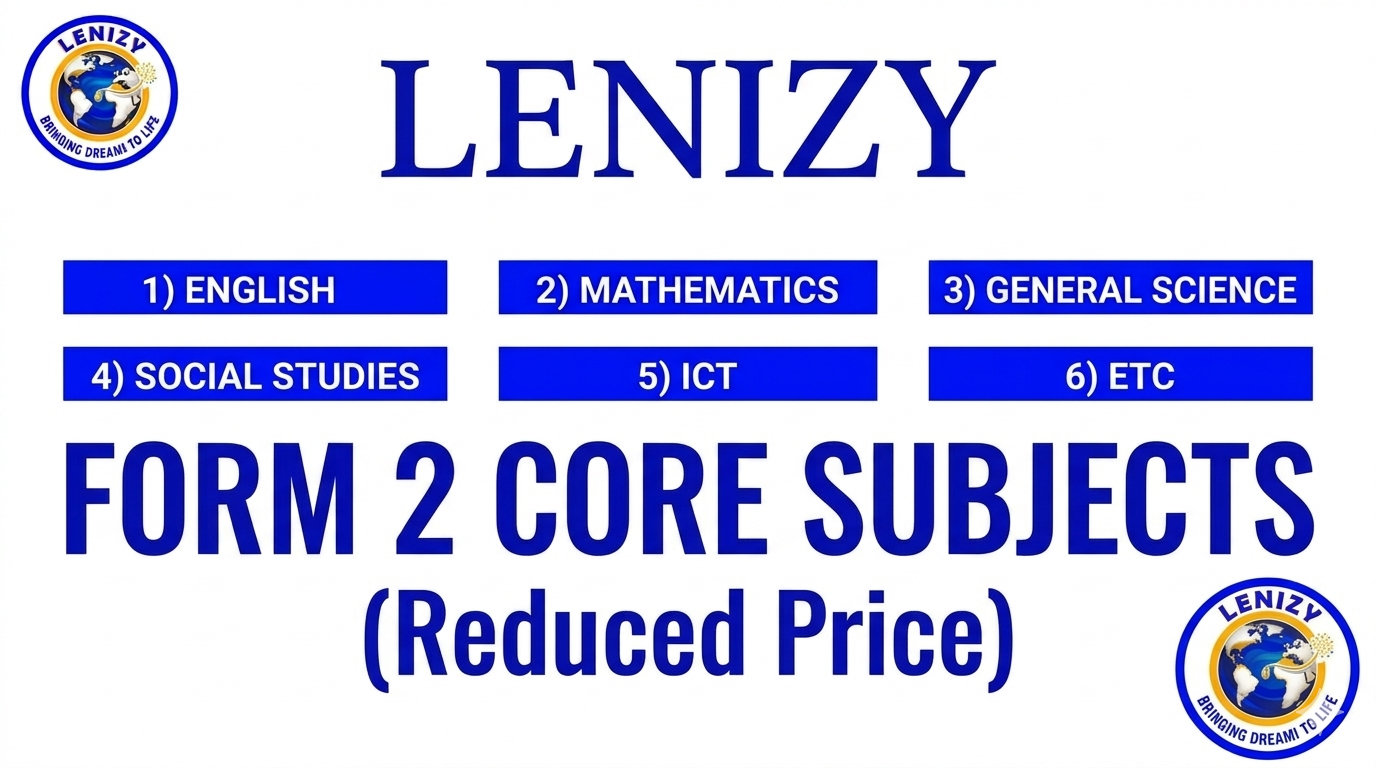 FORM TWO (2) ALL CORE SUBJECTS